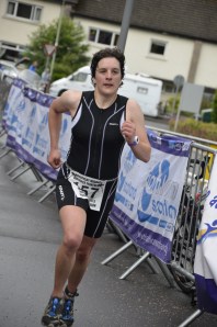 The finishing straight