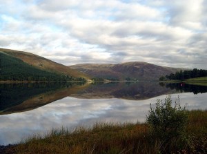 St Mary’s Loch – scene of the swim and run!