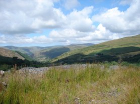 View back across the quarry, from the footpath further up the hill (south)© Copyright John Lucas and licensed for reuse under a Creative Commons Licence