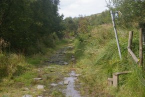 Footpath / track junction in 2009 © Copyright Christopher Hilton and licensed for reuse under a Creative Commons Licence
