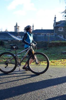 Finishing in front of the house