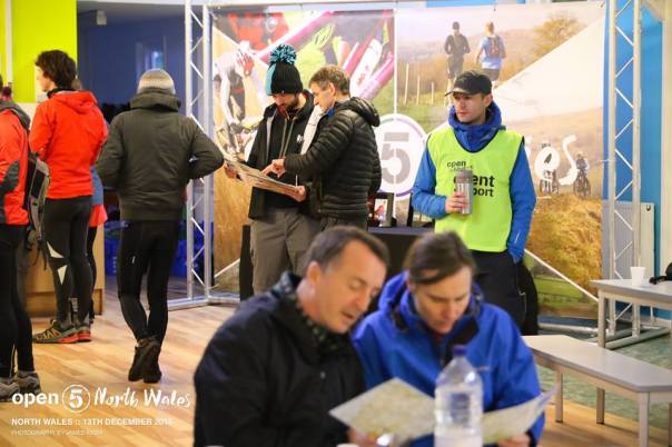 Si (course planner) looking pensive before the start. Don't worry: it was great!