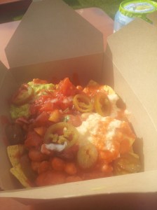 Post race food. Thanks Green Canteen!