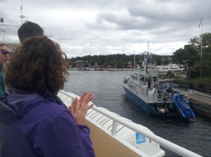 Approaching Sandhamn