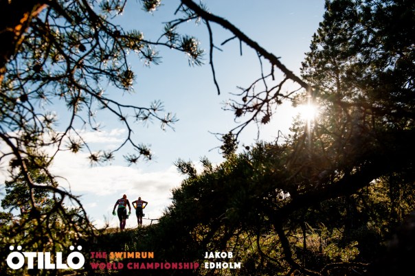 Us emerging from the woods